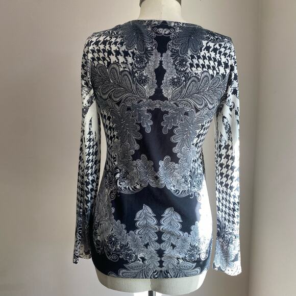 Cache Scoop Neck Long Sleeve Lightweight Sweater Size M - Picture 10 of 12